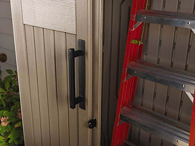 Rubbermaid Outdoor Storage Shed, 52 Cu.Ft., Weather-Resistant, Lockable Doors 6