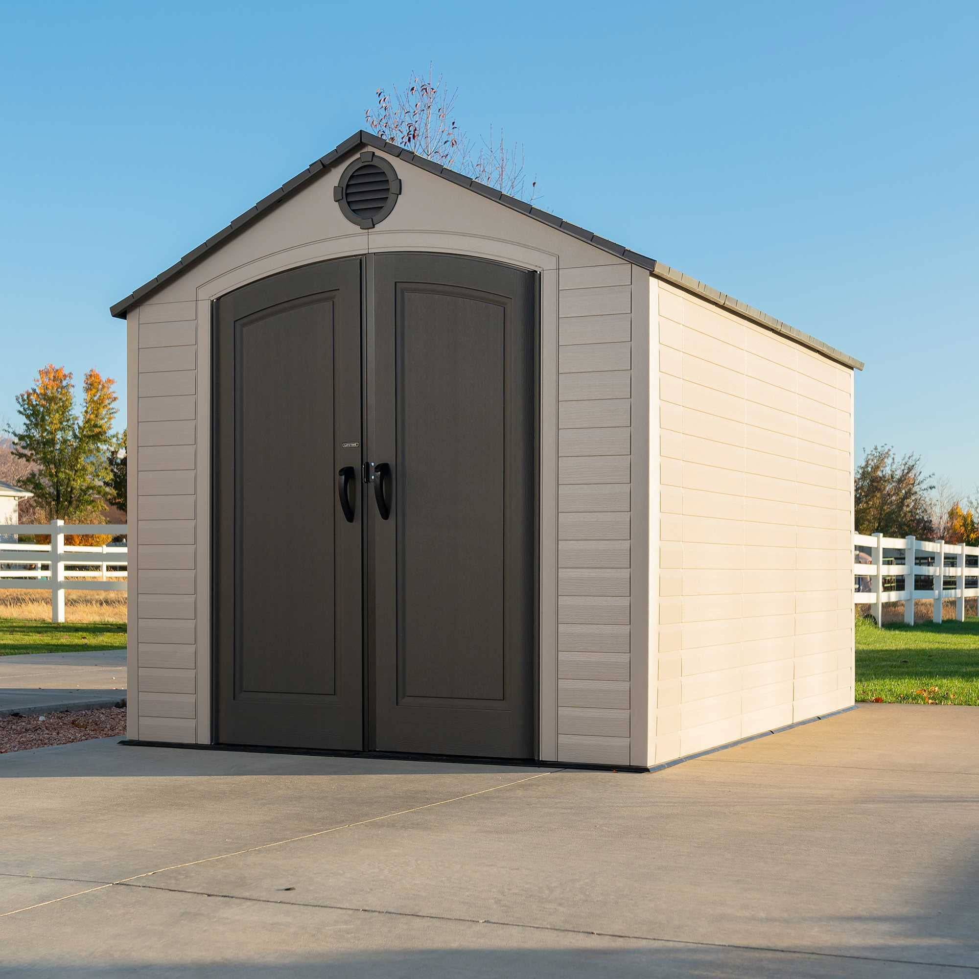 Lifetime 8 Ft. x 10 Ft. Outdoor Storage Shed 5