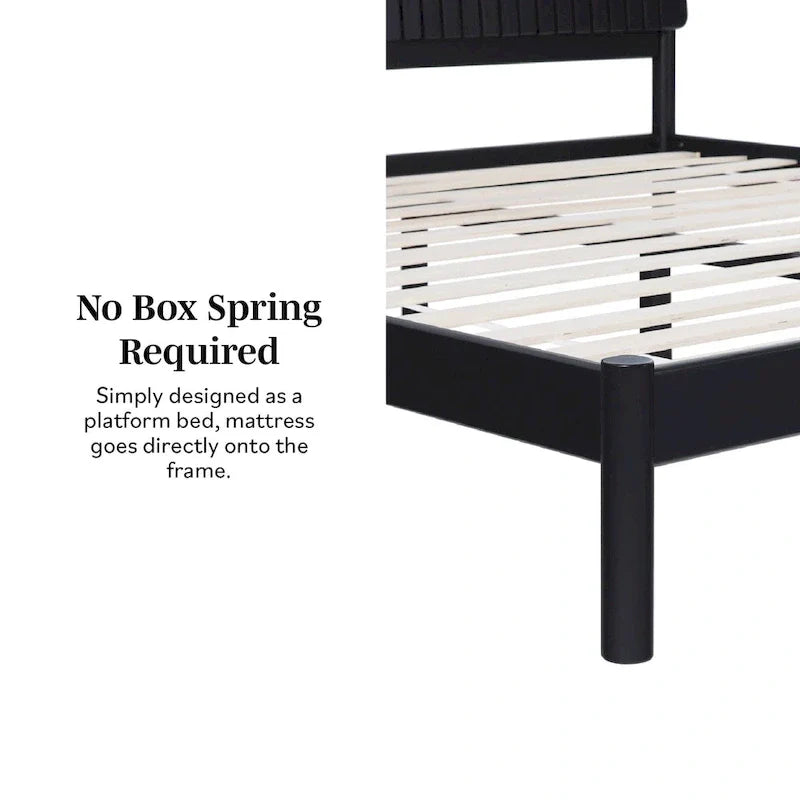 Modern King Bed with Slatted Headboard by Middlebrook Designs 8