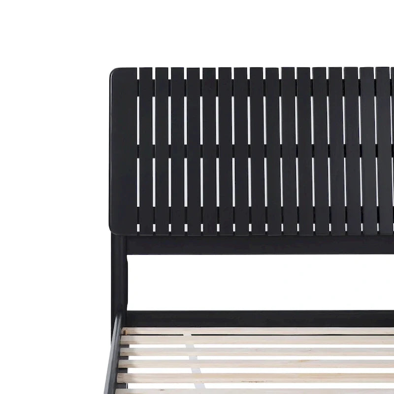 Modern King Bed with Slatted Headboard by Middlebrook Designs 14
