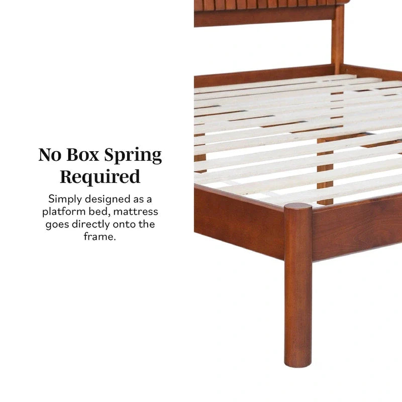 Modern King Bed with Slatted Headboard by Middlebrook Designs 22