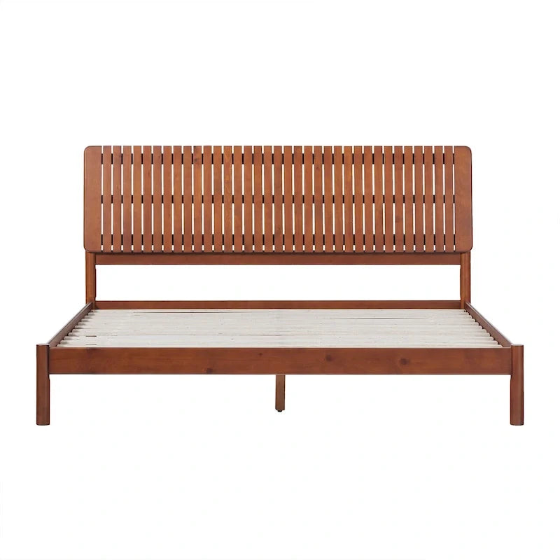 Modern King Bed with Slatted Headboard by Middlebrook Designs 24
