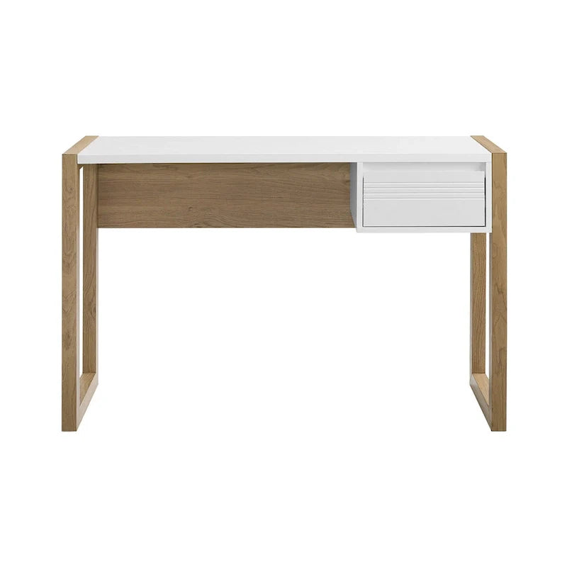 Two-Tone One-Drawer Writing Desk by Middlebrook 5