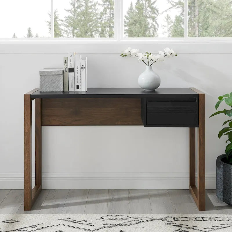 Two-Tone One-Drawer Writing Desk by Middlebrook 10