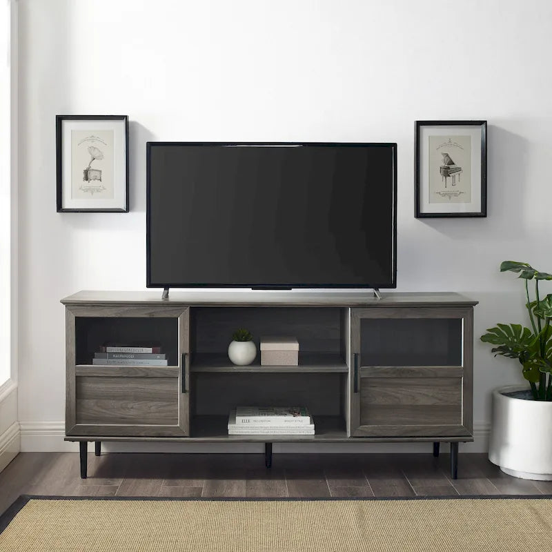 Middlebrook Jularbo 58-Inch Dual-Door Split Panel TV Stand 24