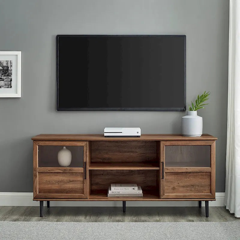 Middlebrook Jularbo 58-Inch Dual-Door Split Panel TV Stand 9