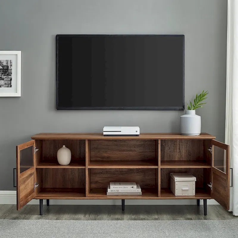 Middlebrook Jularbo 58-Inch Dual-Door Split Panel TV Stand 11