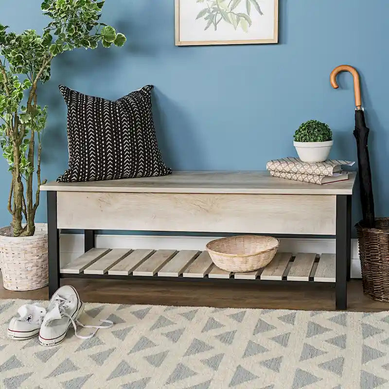 Paradise Hill Lift-Top Storage Bench by Middlebrook Designs 33
