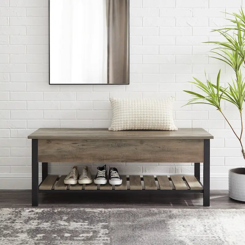 Paradise Hill Lift-Top Storage Bench by Middlebrook Designs 34