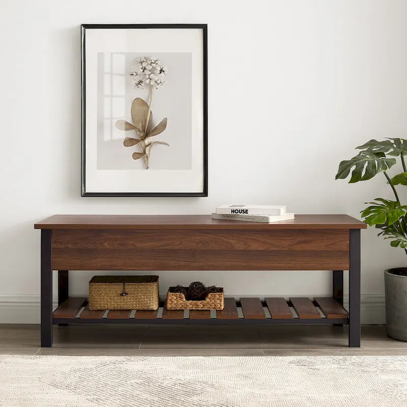 Paradise Hill Lift-Top Storage Bench by Middlebrook Designs 3