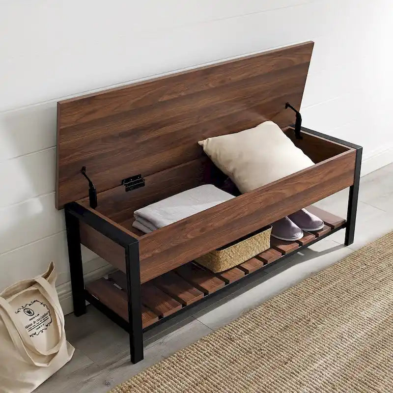Paradise Hill Lift-Top Storage Bench by Middlebrook Designs 4