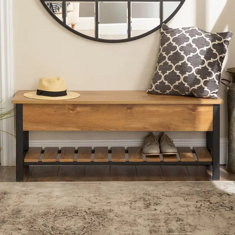 Paradise Hill Lift-Top Storage Bench by Middlebrook Designs 10