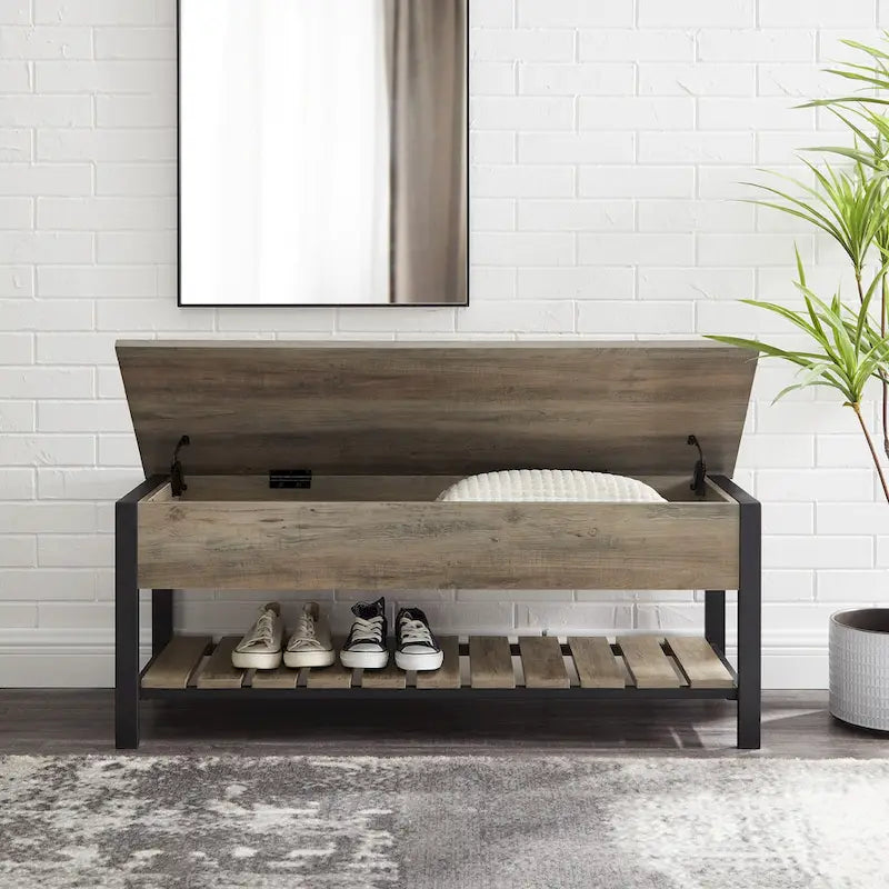 Paradise Hill Lift-Top Storage Bench by Middlebrook Designs 20