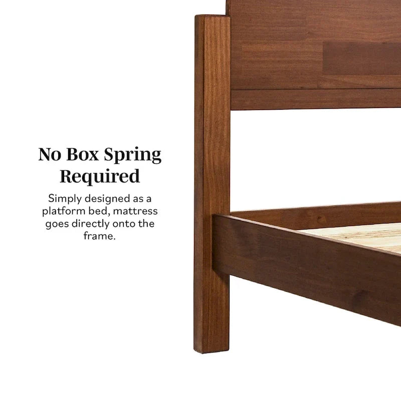 Solid Pine King Bed with Arched Headboard by Middlebrook Designs 5