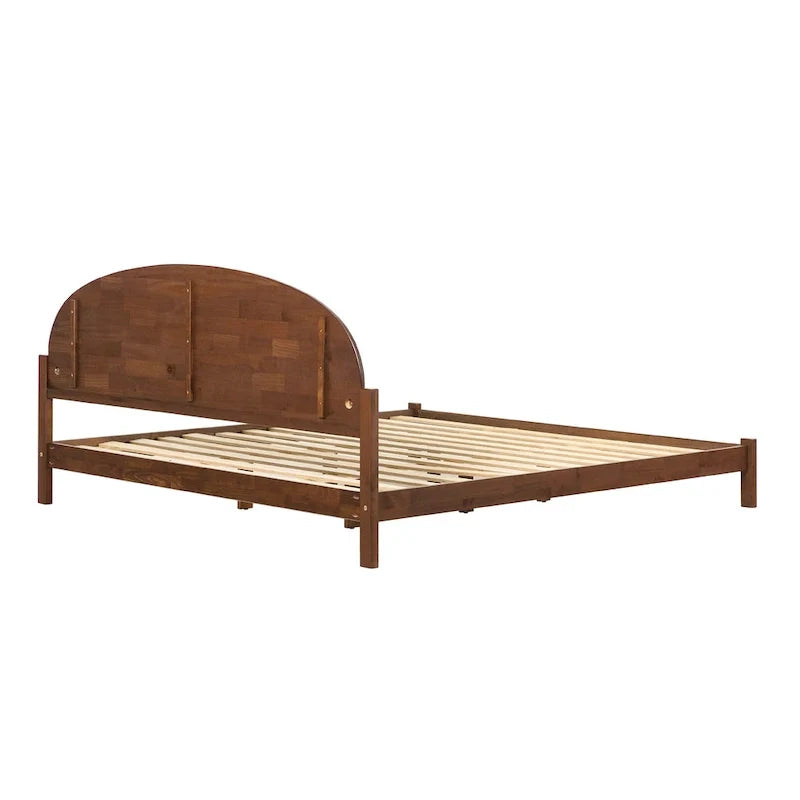 Solid Pine King Bed with Arched Headboard by Middlebrook Designs 10