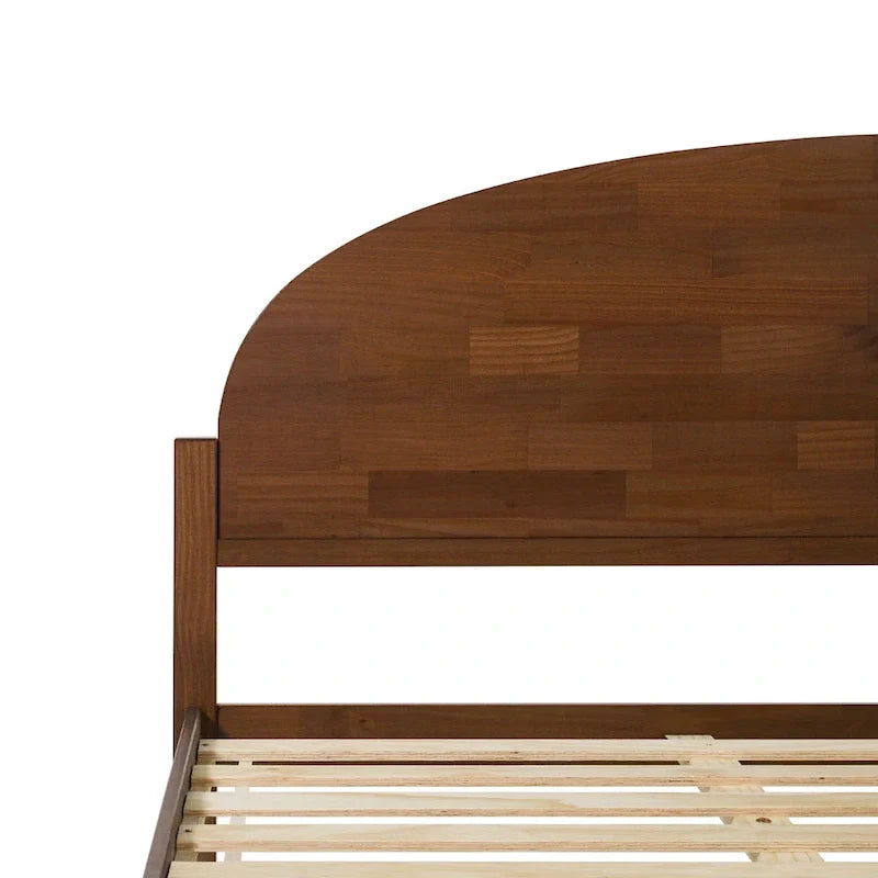 Solid Pine King Bed with Arched Headboard by Middlebrook Designs 12