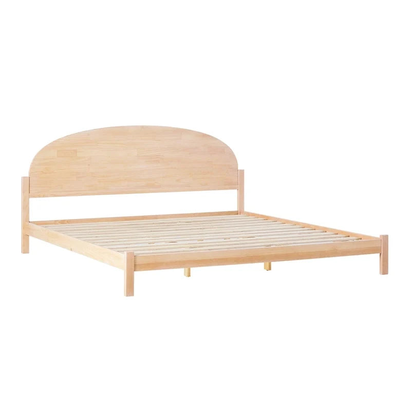 Solid Pine King Bed with Arched Headboard by Middlebrook Designs 20
