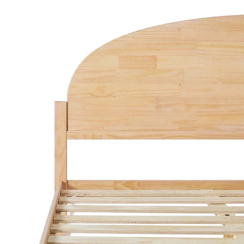 Solid Pine King Bed with Arched Headboard by Middlebrook Designs 22