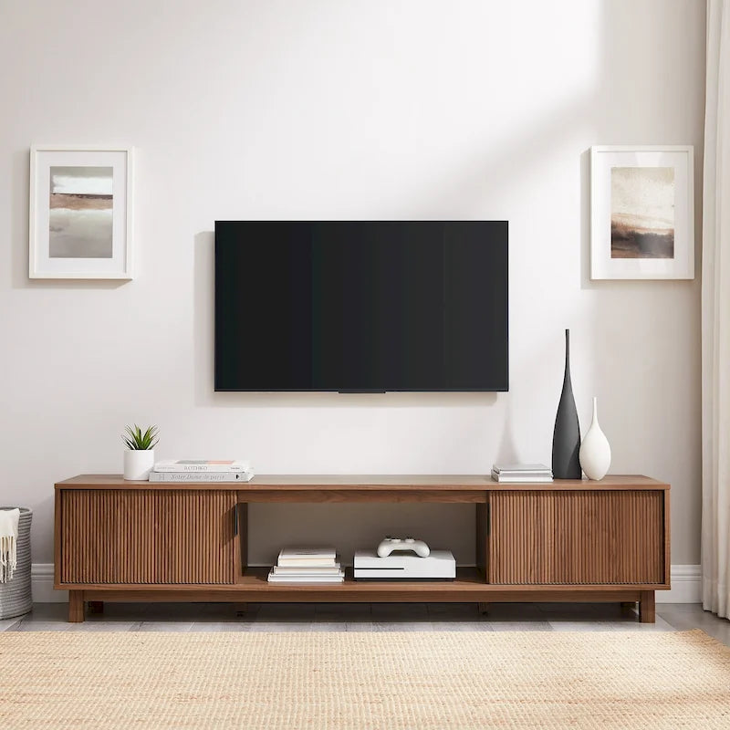 Middlebrook Designs Contemporary 70-Inch TV Stand with Fluted Doors 27