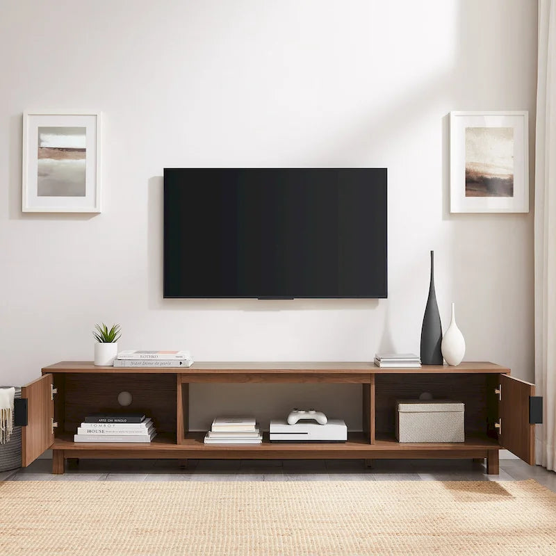 Middlebrook Designs Contemporary 70-Inch TV Stand with Fluted Doors 19