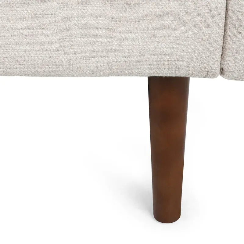 Contemporary 76.5-Inch 3-Seater Sofa with Birchwood Legs and Cushions 18