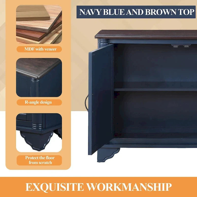 40-Inch Dresser Table with Adjustable Storage Shelves 10