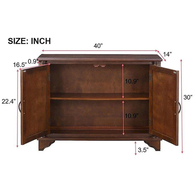40-Inch Dresser Table with Adjustable Storage Shelves 22