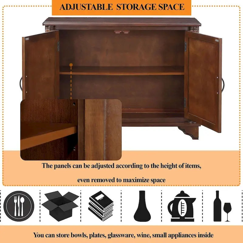 40-Inch Dresser Table with Adjustable Storage Shelves 23