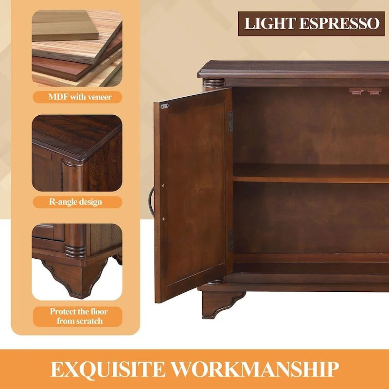 40-Inch Dresser Table with Adjustable Storage Shelves 25