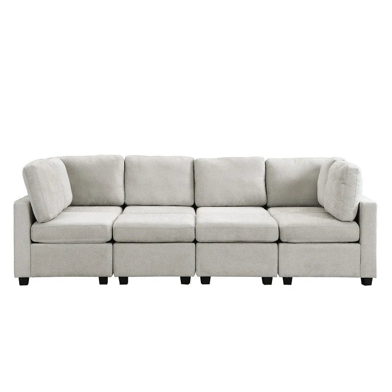 103-Inch Convertible Sectional Sofa Bed 7