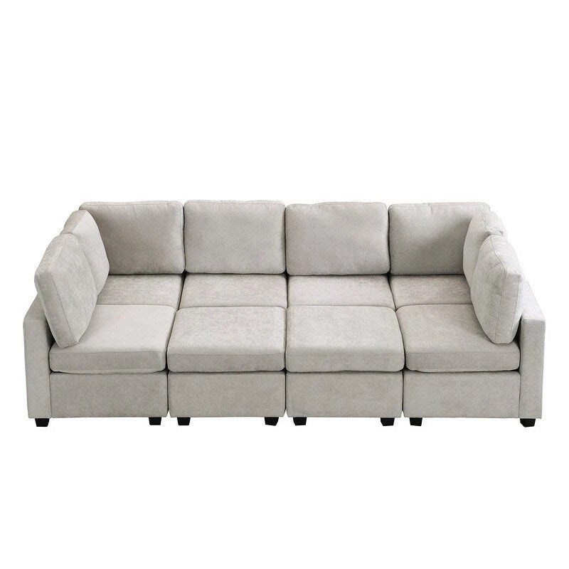 103-Inch Convertible Sectional Sofa Bed 14