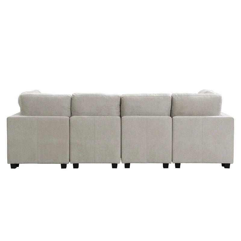 103-Inch Convertible Sectional Sofa Bed 25