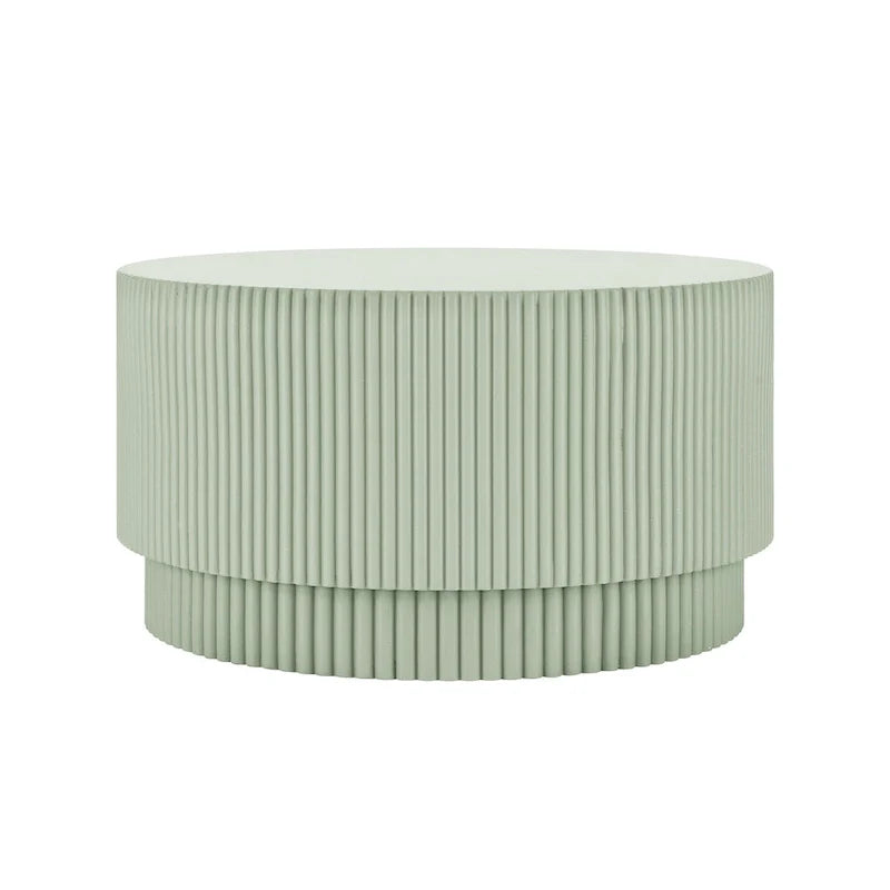15.72-Inch Nordic H-Barrel Coffee Table - Simple Design for Indoor and Outdoor Use, Made from Durable Magnesium Oxide 28