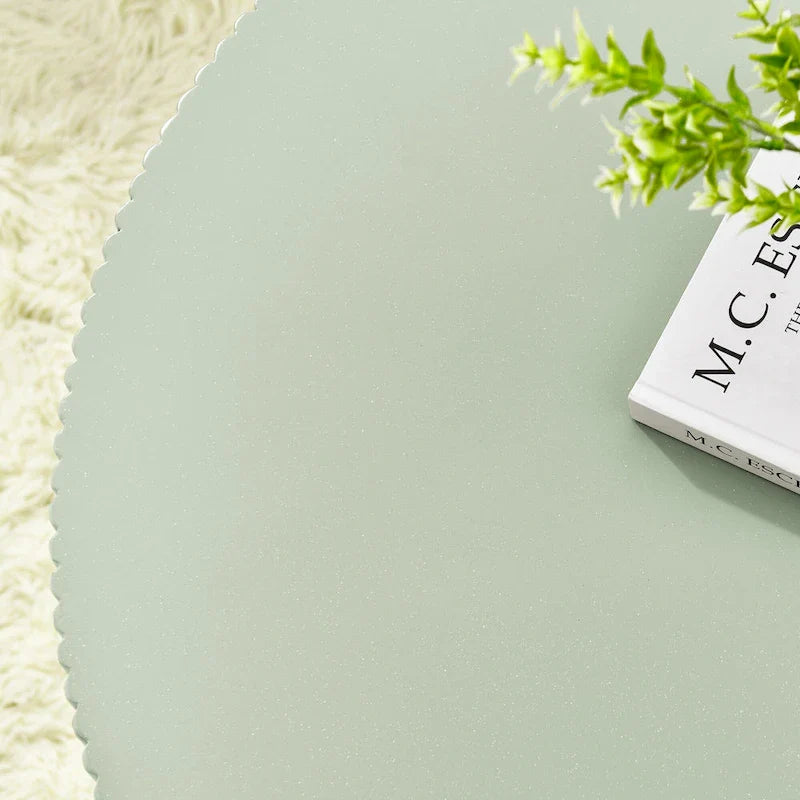 15.72-Inch Nordic H-Barrel Coffee Table - Simple Design for Indoor and Outdoor Use, Made from Durable Magnesium Oxide 33