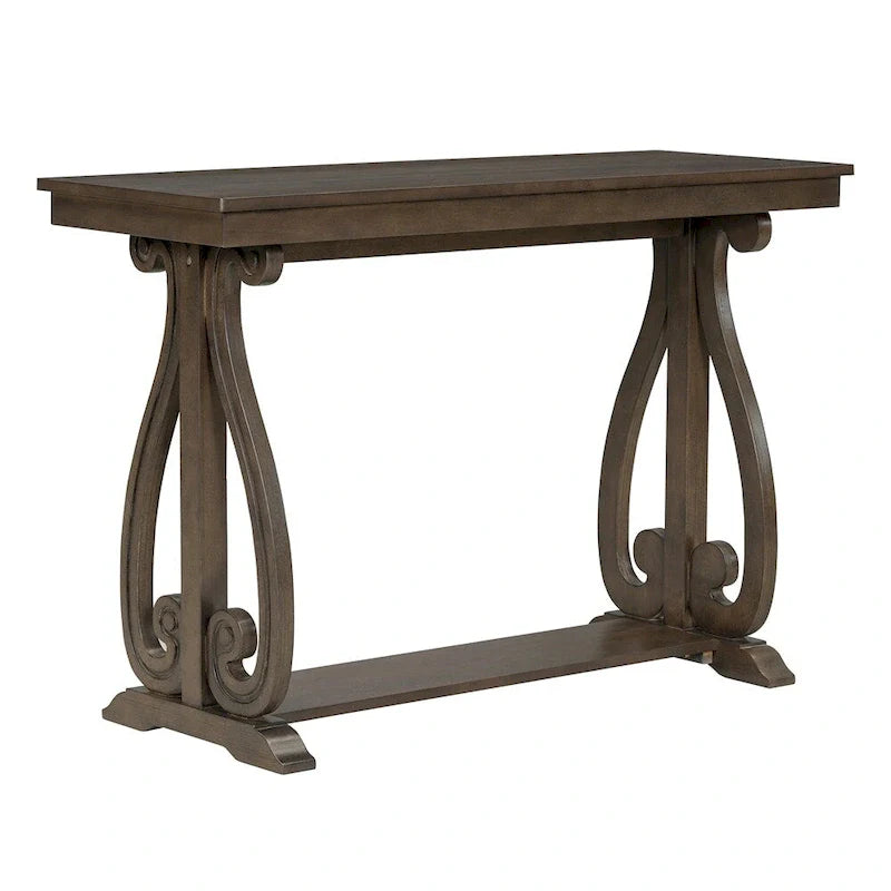 48-Inch Rustic Vintage Console Table - Farmhouse Entryway Furniture 11