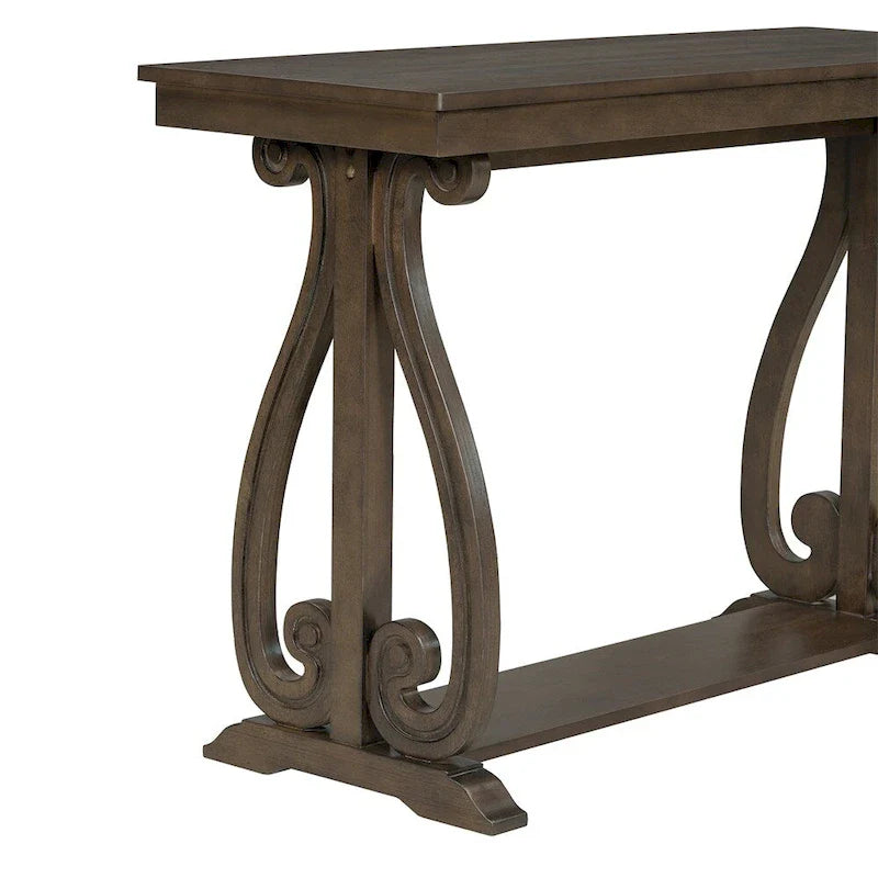 48-Inch Rustic Vintage Console Table - Farmhouse Entryway Furniture 12