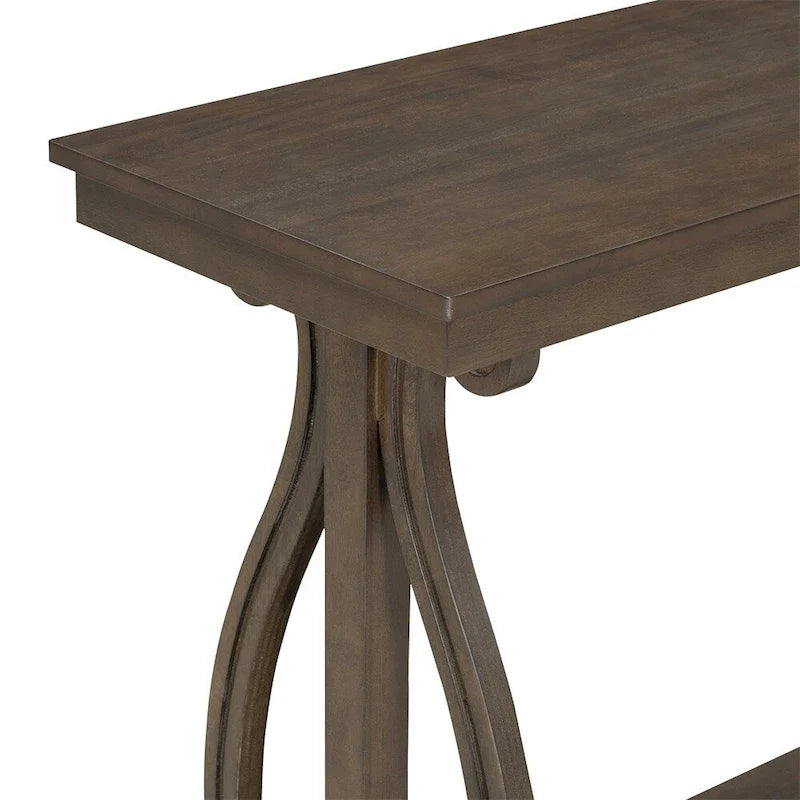 48-Inch Rustic Vintage Console Table - Farmhouse Entryway Furniture 13