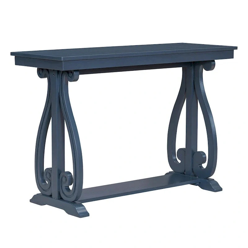 48-Inch Rustic Vintage Console Table - Farmhouse Entryway Furniture 35