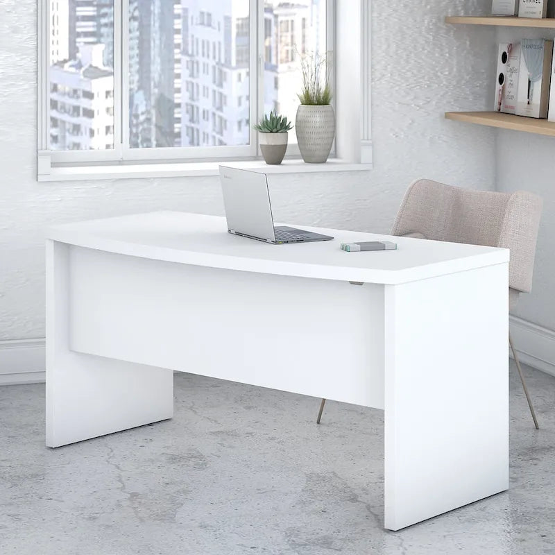 Bush Business Furniture Echo 60W Bow Front Desk 1