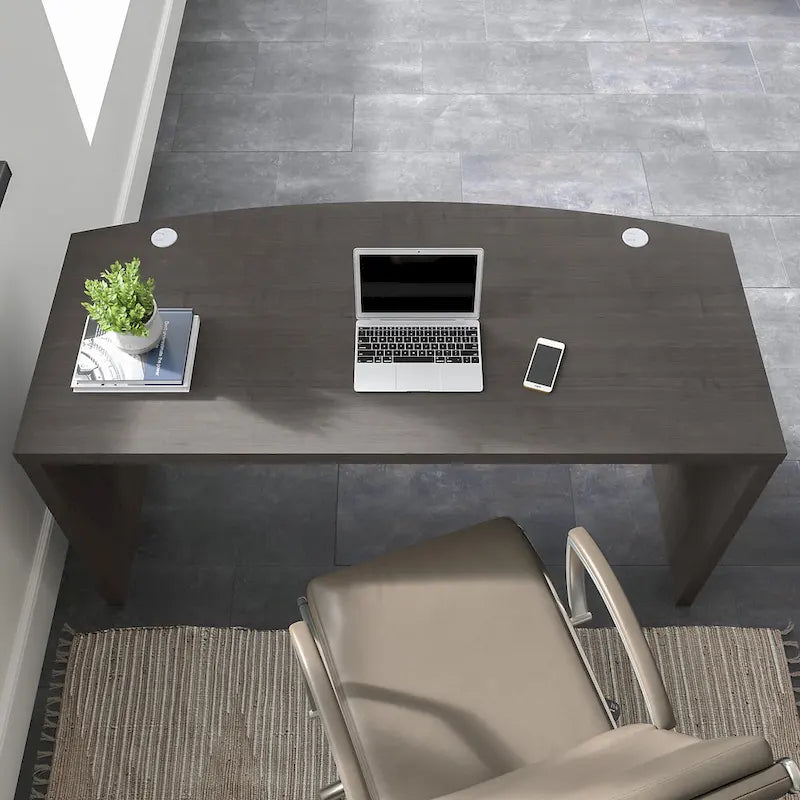 Bush Business Furniture Echo 60W Bow Front Desk 11