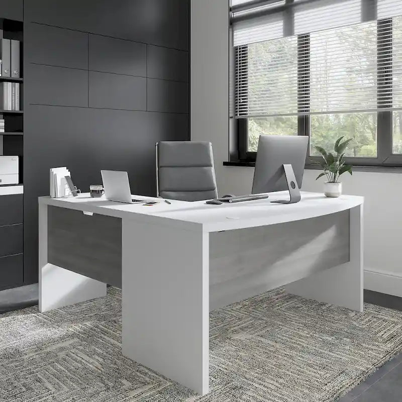 Bush Business Furniture Echo 60W Bow Front Desk 19