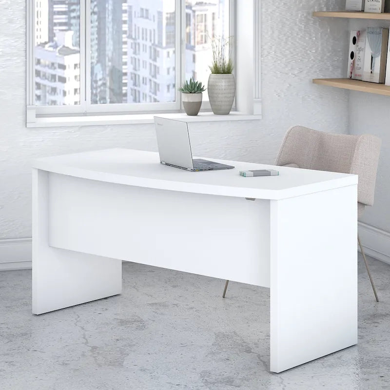 Bush Business Furniture Echo 60W Bow Front Desk 29