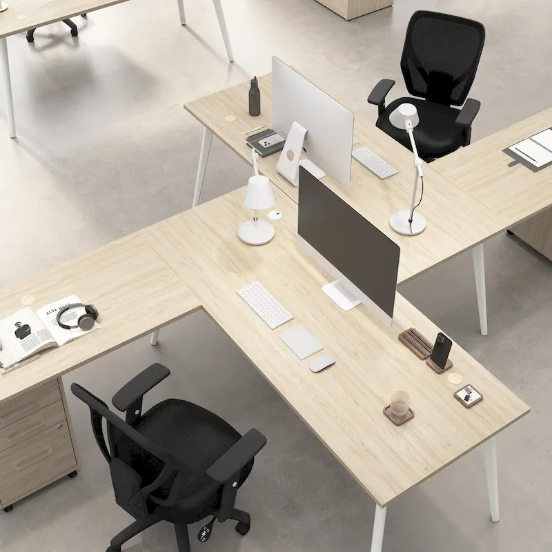 Bush Business Furniture Vista 60-Inch L-Shaped Desk with Storage Cabinet 13