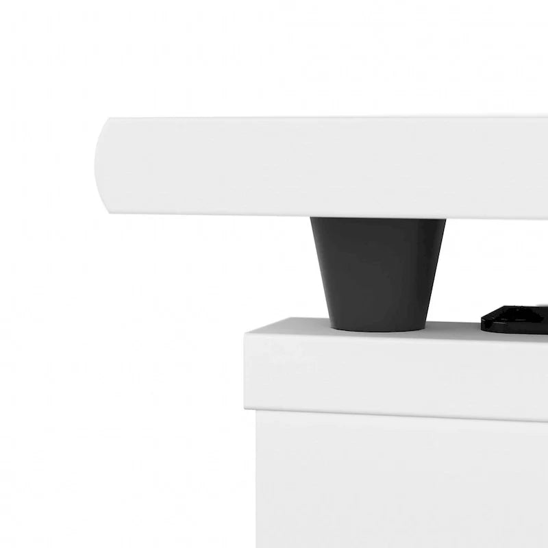 Bush Furniture 72W L-Shaped Sit-Stand Desk with Hutch - 3 Adjustable Positions 11
