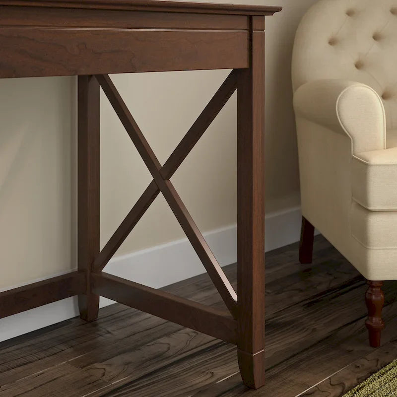 Bush Furniture Key West 60-Inch L-Shaped Desk with Rolling File Cabinet 3