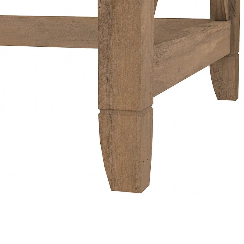 Bush Furniture Key West 60-Inch L-Shaped Desk with Rolling File Cabinet 28