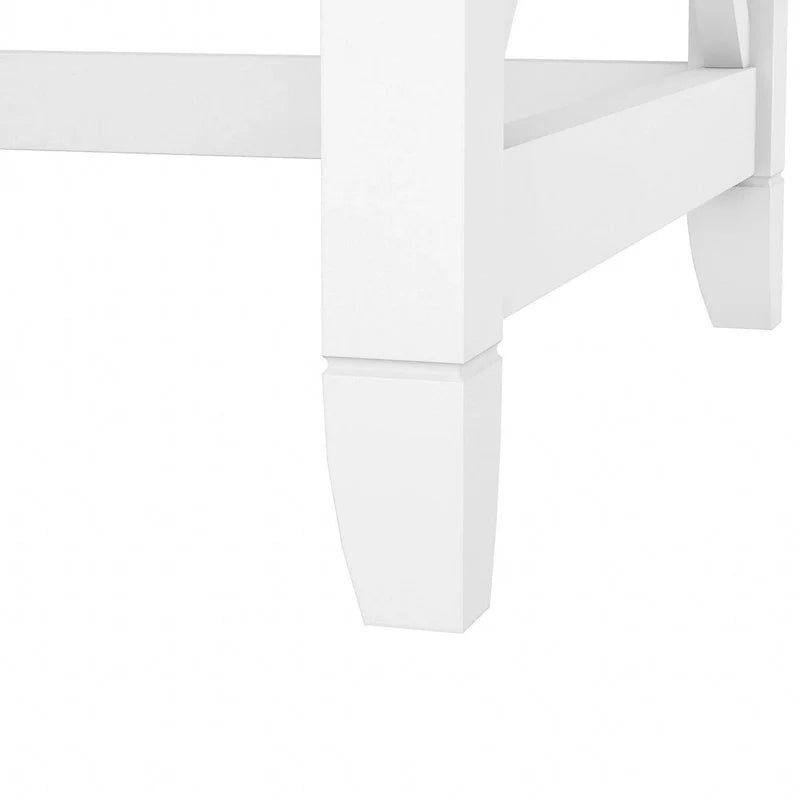 Bush Furniture Key West 60-Inch L-Shaped Desk with Rolling File Cabinet 46