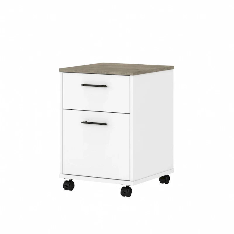 Bush Furniture Key West Mobile File Cabinet with 2 Drawers 23