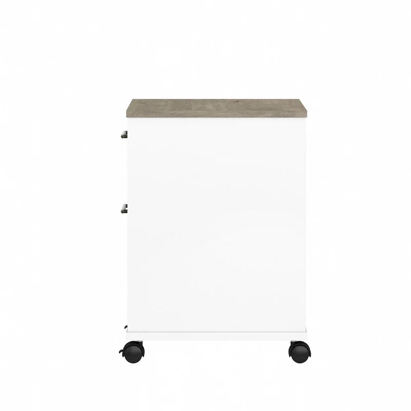 Bush Furniture Key West Mobile File Cabinet with 2 Drawers 25