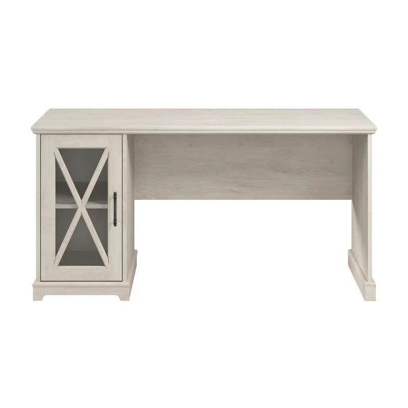 Lennox 60-Inch Farmhouse Desk with Storage Cabinet from Bush Furniture 11
